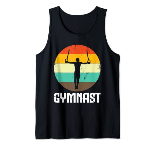 Hombre Still Rings Gimnasia Traje Masculino Gimnasta Hombres Camiseta sin Mangas