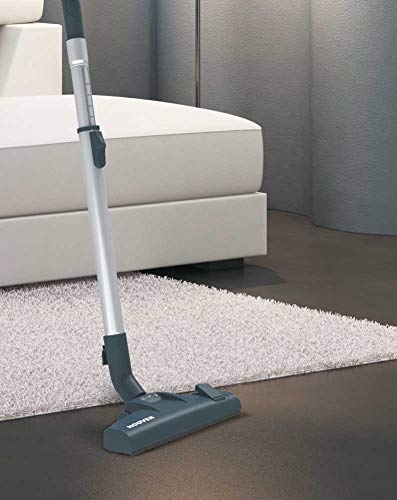 Hoover Khross KS 31 Par 39002170 - Arrastre multiciclónico sin bolsa con cepillo para parqué, 550 W, color gris y negro