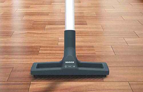 Hoover Khross KS 31 Par 39002170 - Arrastre multiciclónico sin bolsa con cepillo para parqué, 550 W, color gris y negro