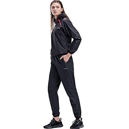 HOTSUIT Trajes de Sudoración Mujer Sauna Traje Pérdida de Peso Gimnasio Entrenamiento Fitness Trajes de Sudor Chaqueta Pantalón