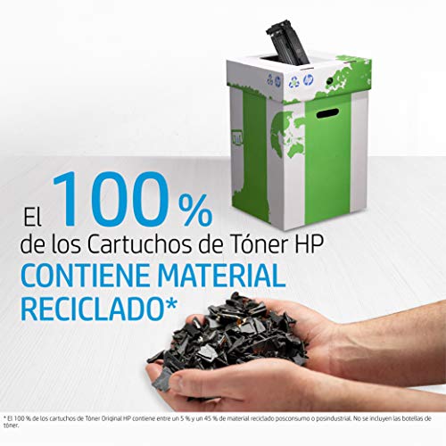 HP 126A CE310A, Negro, Cartucho Tóner Original, de 1.200 páginas, para impresoras HP LaserJet Pro serie CP1020, CP1025, TopShot M275 y 100 Color MFP 175