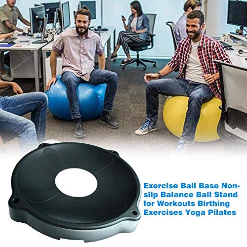 HTYG Base de Pelota de Ejercicio-Base de Estabilidad para la Pelota de Ejercicio-Soporte para Bolas de Equilibrio-para Ejercicios de Yoga Pilates (a)