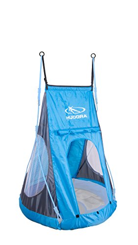 Hudora - Tienda de campaña Unisex (90 cm), diseño de Castillo, Color Azul y Gris