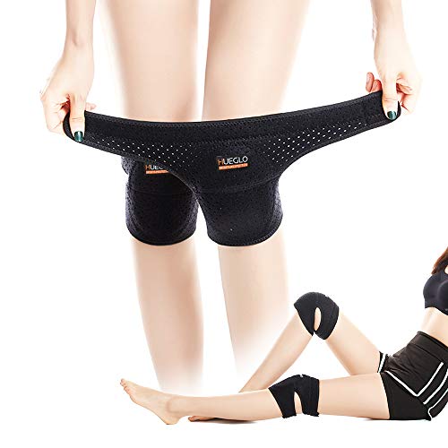 HUEGLO - Rodilleras Protectoras para Bailarines, Rodilleras de Voleibol para niñas, Coderas para Evitar Quemaduras de Piso y bruising, 1 par