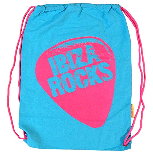 Ibiza Rocks: Bolso de Cordón Plectro Neón - Turquesa, Talla única