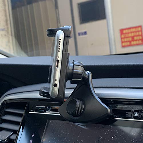 ihreesy ihreesy - Soporte para teléfono celular de coche giratorio de 360 ° para ranura de CD con soporte de resorte compatible con iPhone Galaxy Oneplus Huawei Smartphone