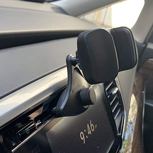 ihreesy ihreesy - Soporte para teléfono celular de coche giratorio de 360 ° para ranura de CD con soporte de resorte compatible con iPhone Galaxy Oneplus Huawei Smartphone