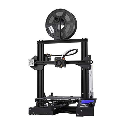 Impresora 3D Creality Ender 3, Impresora 3D con Marco de Metal Completo con Gran tamaño de impresión 220 * 220 * 250 mm, filamento de Impresora 3D de 1,75 mm TPU, PLA, ABS Adecuado