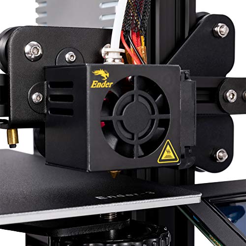 Impresora 3D Creality Ender 3, Impresora 3D con Marco de Metal Completo con Gran tamaño de impresión 220 * 220 * 250 mm, filamento de Impresora 3D de 1,75 mm TPU, PLA, ABS Adecuado