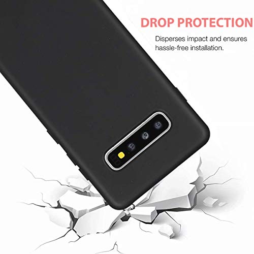 Ingen Funda con Cuerda para Samsung Galaxy S10 Plus- Carcasa Protectora de Silicona con Colgante - Amarillo/Verde Oscuro/Rojo/Negro/Verde/Rosa