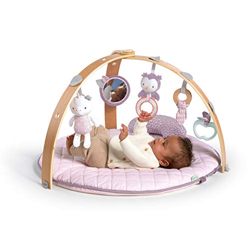 Ingenuity, Gimnasio de Actividades Ultrasuave Reversible Cozy Spot Calla, Arco de Juego Madera Plegable, 0+ Meses