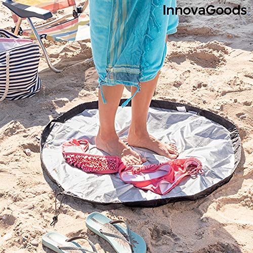 InnovaGoods Esterilla para Vestuarios y Bolsa Impermeable 2 en 1 Gymbag, Adultos Unisex,