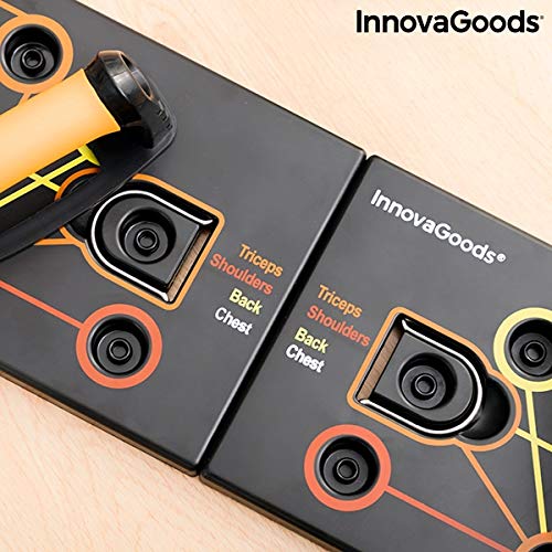 InnovaGoods Sistema de Entrenamiento con Bandas de Resistencia y Guía de Ejercicios Pulsher, Adultos Unisex,