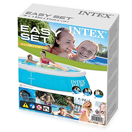 INTEX 28101NP - Piscina hinchable easy set 183x51 cm - 880 litros