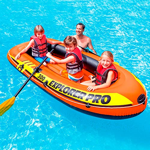 INTEX 58358NP - Barca hinchable explorer pro300 remos+hinchador 244x117x36cm