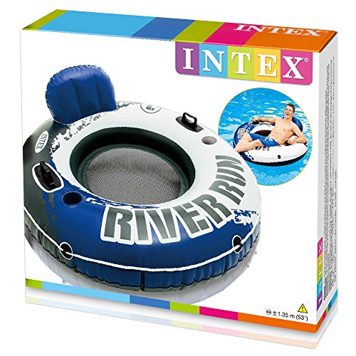 Intex 58825EU - Rueda hinchable River Run 135 cm diámetro azul