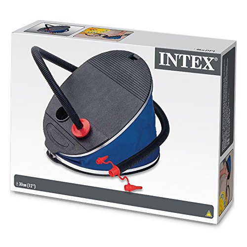 Intex 68610 - Bomba de pie con 3 boquillas 30 cm