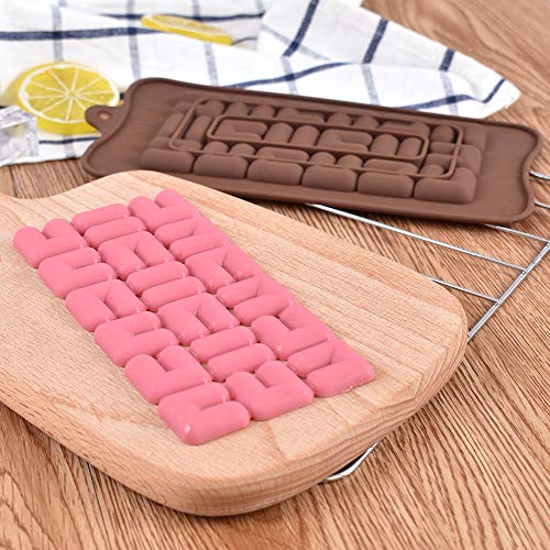 ionEgg Moldes de silicona para barras de chocolate, moldes de chocolate separables, moldes caseros para barras de proteínas y energía, 4 paquetes