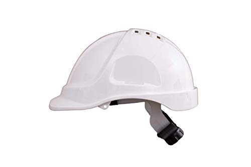 Irudek Protection 302601300013 Casco para industria y construcción STILO 600V | Certificado Europeo EN 397, EN 50365, 30º, Blanco