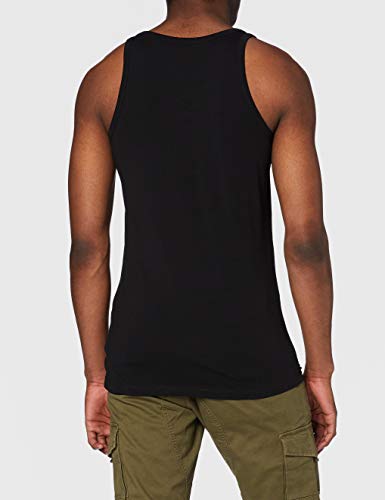 Jack & Jones Basic Tank Top - Camiseta de tirantes con cuello redondo sin mangas para hombre, Negro (Black C-N10), X-Large