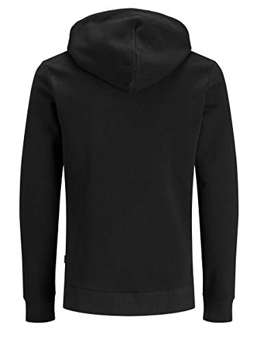 Jack & Jones Jjecorp Logo Sweat Hood Noos Sudadera con Capucha, Negro (Black 2), L para Hombre