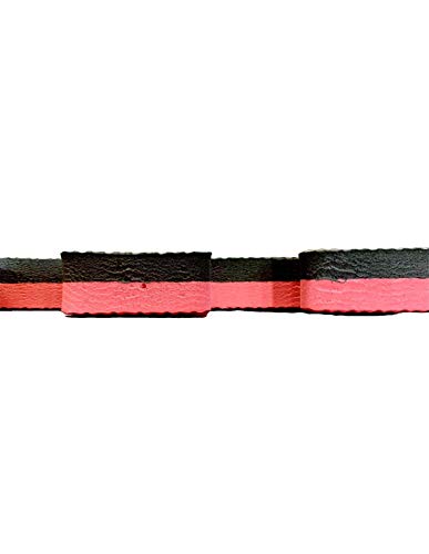 Jardin202 - Lote x5 losetas Tatami Puzzle - Rojo/Negro | Esterilla Reversible Antideslizante | Suelo para gimnasios, Artes Marciales, Judo | Espesor: 20mm