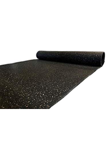 Jardin202 - Suelo para Gimnasio Sport Negro EPDM - Metro Cuadrado | 4mm