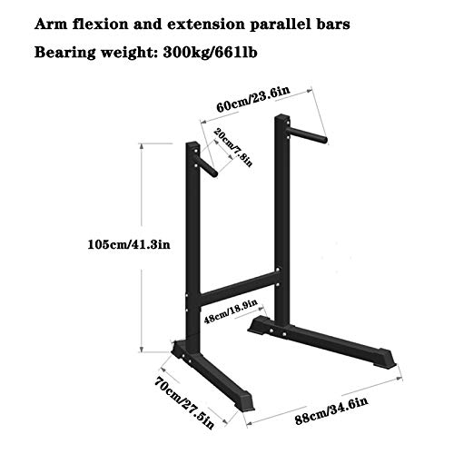 JDKC- Barras paralelas Gym en Casa Barra para Dominadas, Barras Paralelas Push-up, Torre de Energía Multi Gimnasio, 300 Kg / 661 LB calistenia (Size : Style 2)