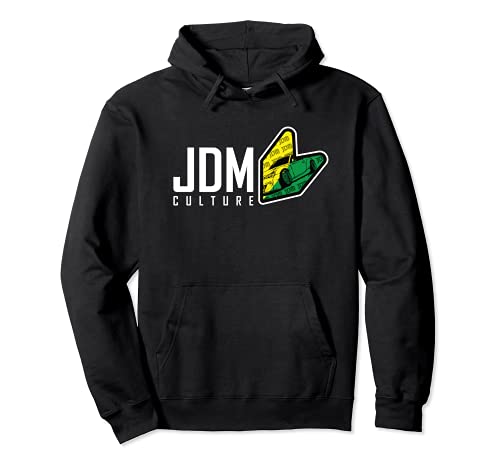 JDM Shoshinsha Wakaba Hoja Japonés Mercado Interior Cultura Sudadera con Capucha