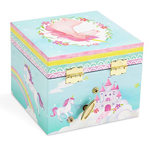 Jewelkeeper - Caja Infantil de Música con Unicornio y Arco Iris, Equipada de Cajón Extraíble - Melodía The Unicorn