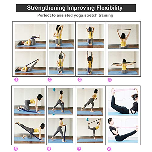 JJunLiM Loops Cintas de Ejercicio Niños Adultos Bandas Latinas 15-20 kg Expansor Pilates Yoga Bandas elásticas para Fitness Bandas elásticas para Entrenamiento elástico Crossfit Dance Bandas Gimnasia