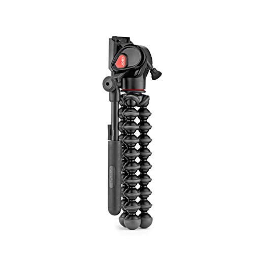 JOBY GorillaPod - Kit 3K Video Pro, Trípode Profesional Flexible con Rótula de 2 Vías para Cámaras DSLR, CSC/Sin Espejo y de Vídeo, Peso hasta 3 kg, JB01562-BWW