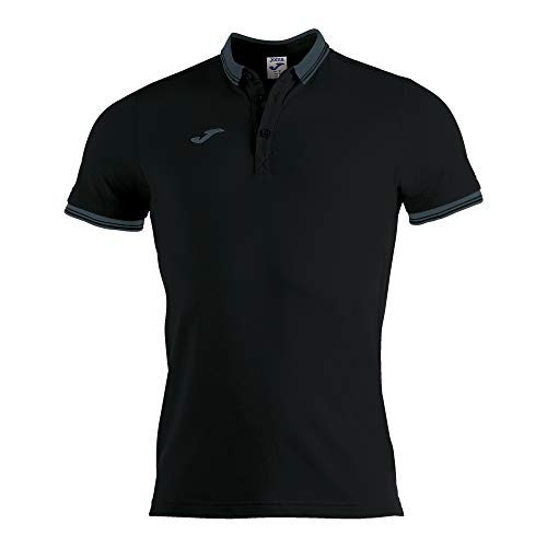 Joma Bali II Polo, Hombre, Negro, M