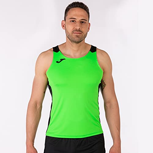 Joma Camiseta Tirantes Record II Verde flúor Negro