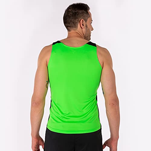 Joma Camiseta Tirantes Record II Verde flúor Negro