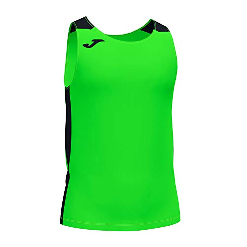 Joma Camiseta Tirantes Record II Verde flúor Negro