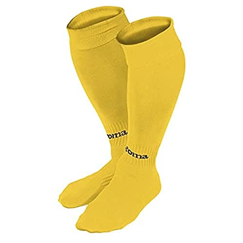 Joma Classic Calcetines de fútbol, Hombre, Amarillo, M