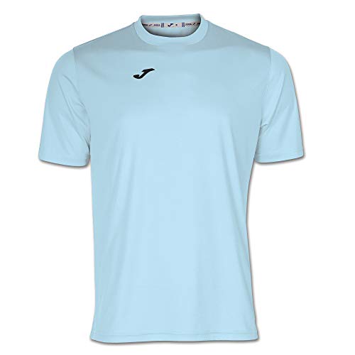 Joma Combi - Camiseta de Manga Corta, Hombre, Azul (Celeste), L