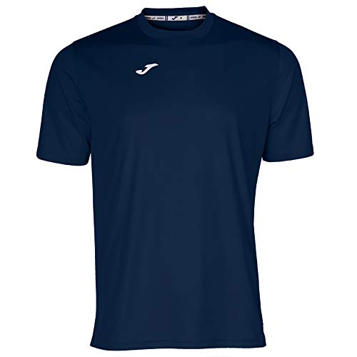 Joma Combi - Camiseta de Manga Corta, Hombre, Azul (Marino), S