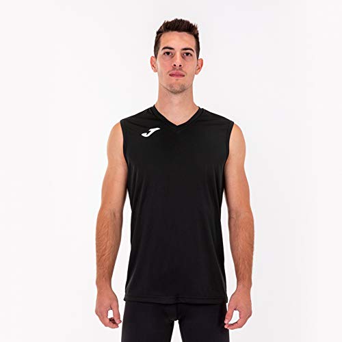 Joma Combi Camiseta Entrenamiento, Hombres, Negro, XL