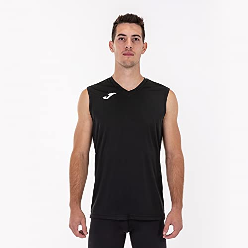 Joma Combi Camiseta Entrenamiento, Hombres, Negro, XL