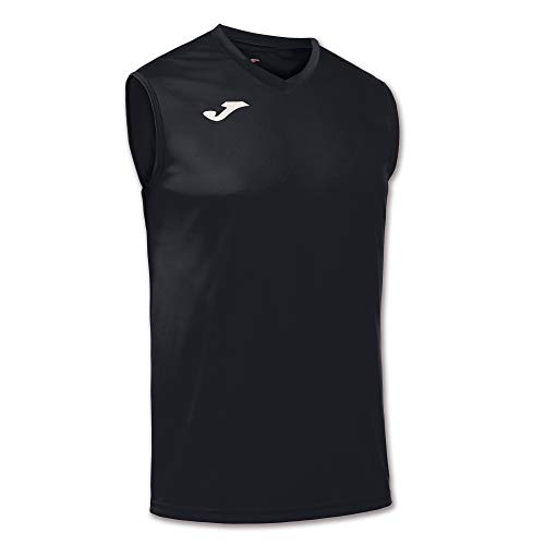 Joma Combi Camiseta Entrenamiento, Hombres, Negro, XL