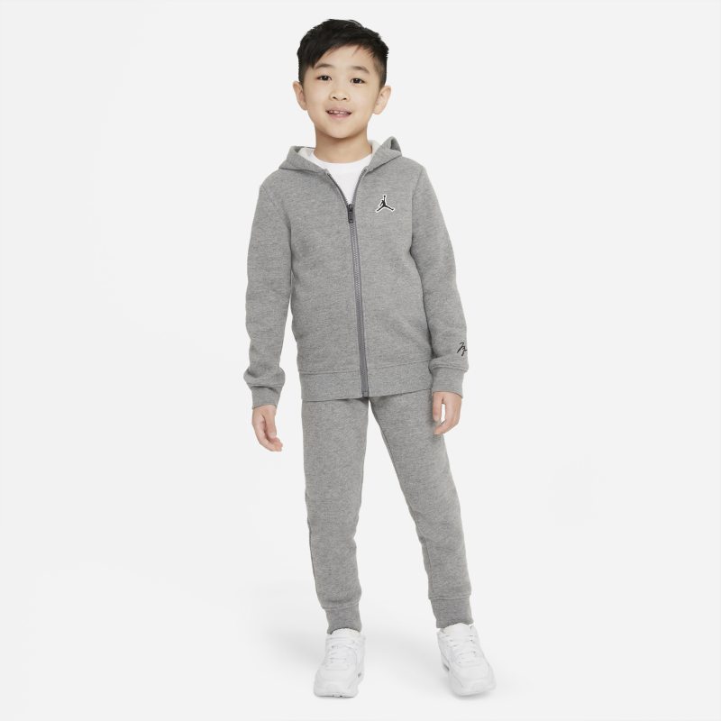 Jordan Conjunto de sudadera con capucha y pantalón - Niño/a pequeño/a - Gris