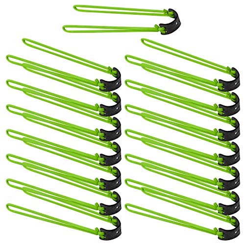 Jubaopen 15PCS Tirachinas Gomas Tirachinas Gomas Elasticas Tubo de Elásticos Catapult Bandas de Goma para Tirachinas Práctica de Tiro al Blanco de Caza al Aire Libre(Verde)