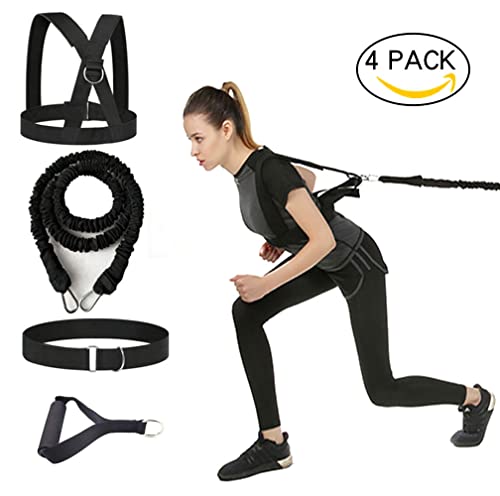 Juego de cables de resistencia YNXing Fit Solo o Partner, ideal para tenis, fútbol, baloncesto, movimiento, Sprint, entrenamiento de sobrevelocidad