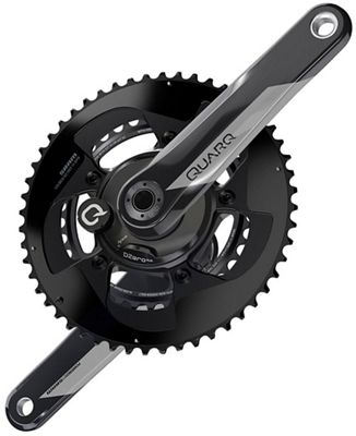 Juego de platos y bielas con medidor de potencia Quarq DZERO Road - Negro - 110mm, Negro