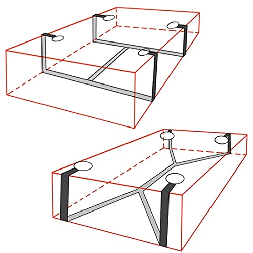 JunyingSSSS Fitness Pilates Ejercicio Cama Interior Cinturón portátil de Ejercicios de Yoga