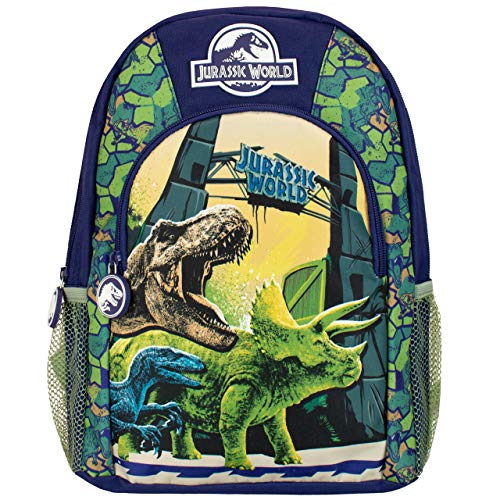 Jurassic World Mochila para Niños Dinosaurios Azul