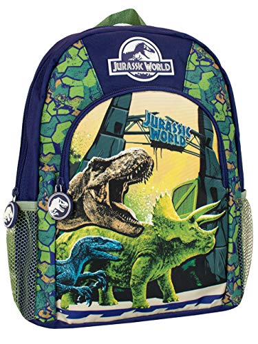 Jurassic World Mochila para Niños Dinosaurios Azul