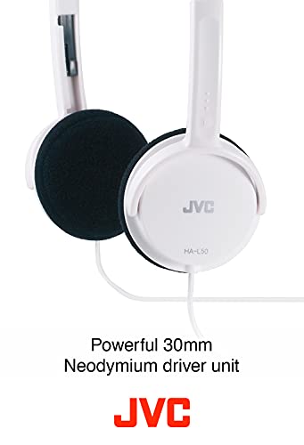 JVC HAL-50-B Auriculares ultra-ligeros y plegables color negro